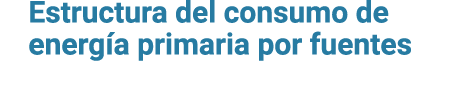 Estructura del consumo de energ a primaria por fuentes 