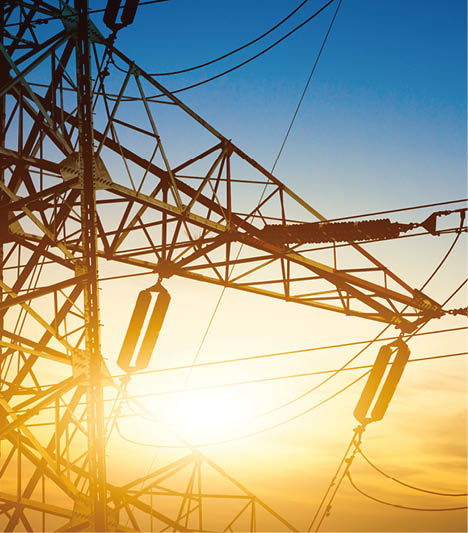 High voltage post or High voltage tower