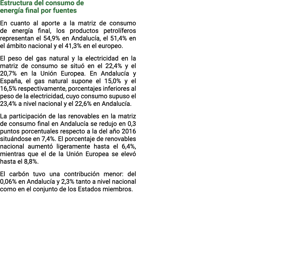 Estructura del consumo de energ a final por fuentes En cuanto al aporte a la matriz de consumo de energ a final  los    