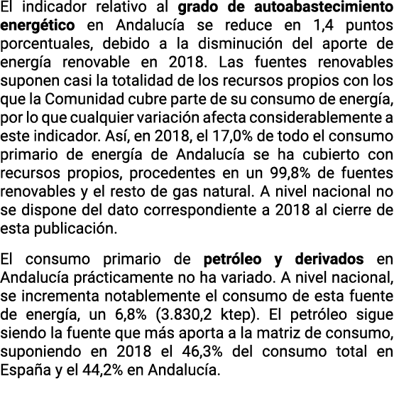 El indicador relativo al grado de autoabastecimiento energ tico en Andaluc a se reduce en 1 4 puntos porcentuales  de   