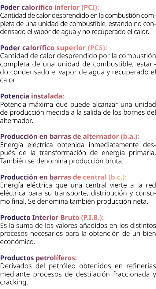 Poder calor fico inferior (PCI): Cantidad de calor desprendido en la combusti n completa de una unidad de combustibl...