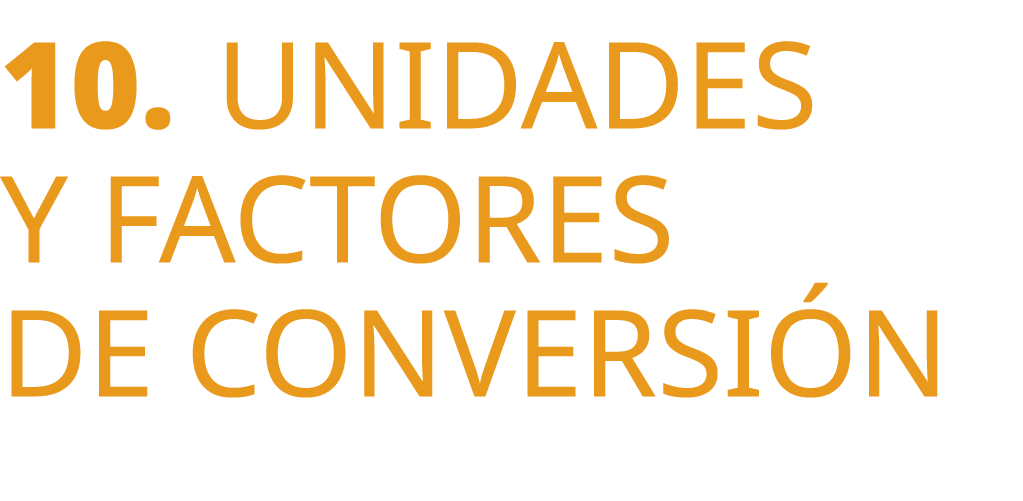 10. UNIDADES Y FACTORES DE CONVERSI N