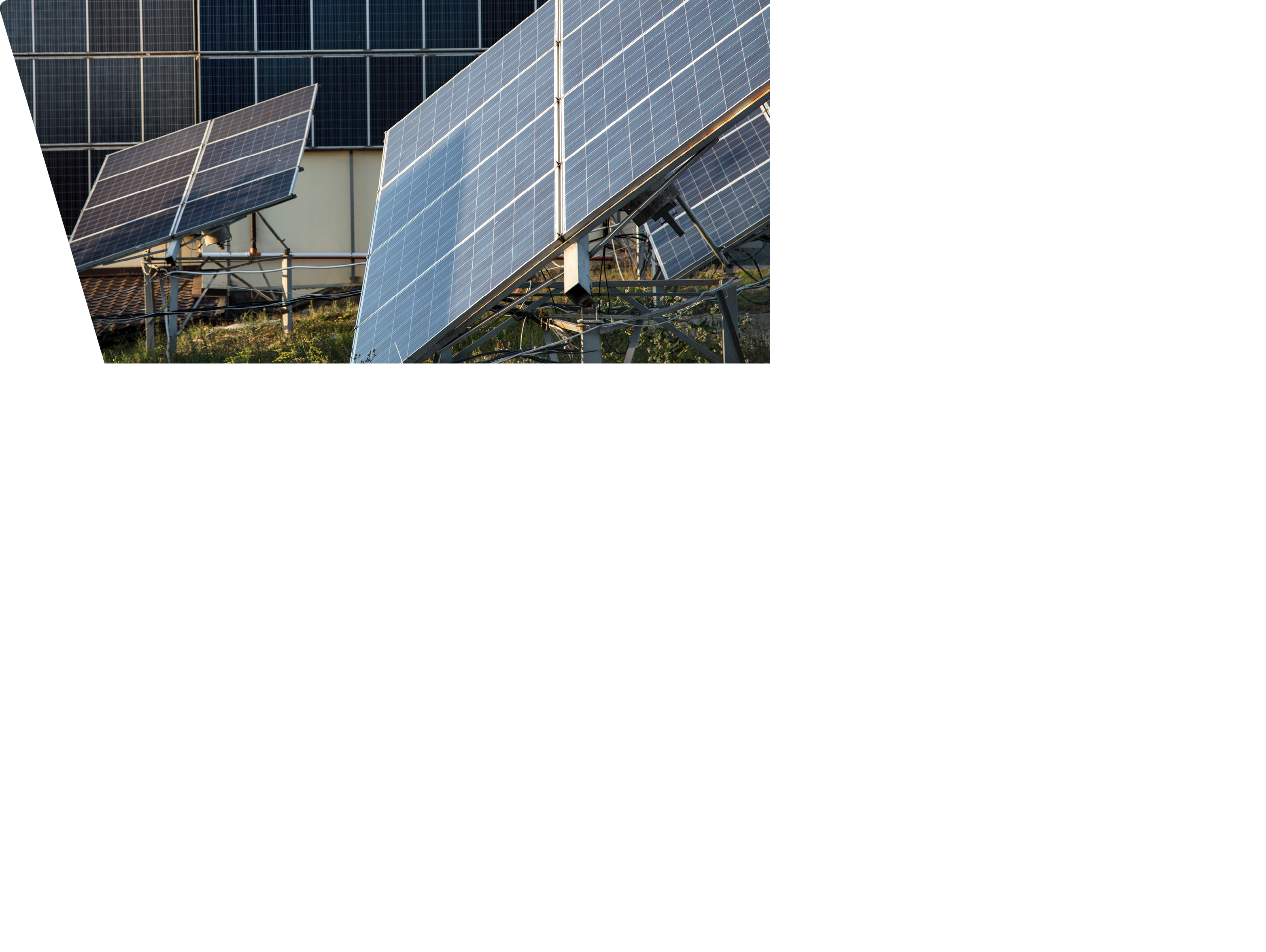 photovoltaics in solar power station energy from natural. Close-up.