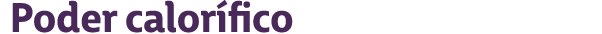 Poder calor fico