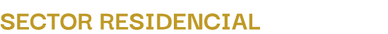 Sector residencial