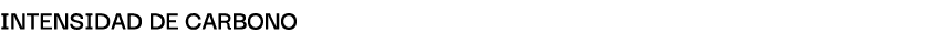 IntensidAd de cArbono