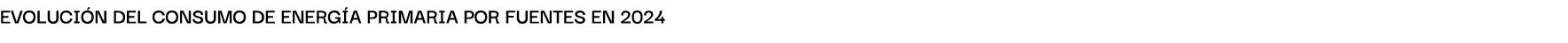 Evoluci n del consumo de energ A primAriA por fuentes en 2024