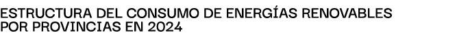 EstructurA del consumo de energ As renovAbles por provinciAs en 2024