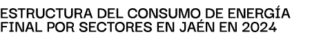 EstructurA del consumo de energ A finAl por sectores en JA N en 2024