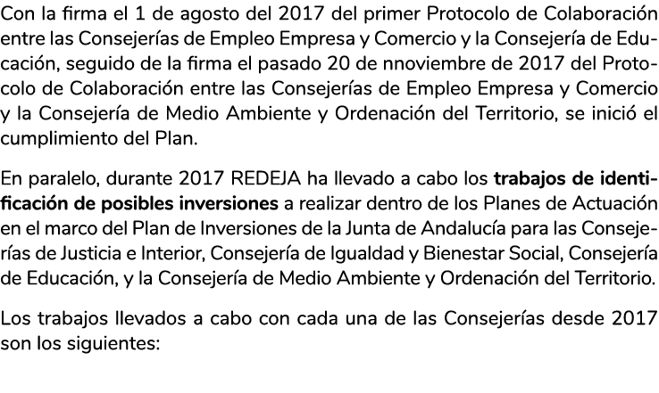 Con la firma el 1 de agosto del 2017 del primer Protocolo de Colaboraci n entre las Consejer as de Empleo Empresa y C   