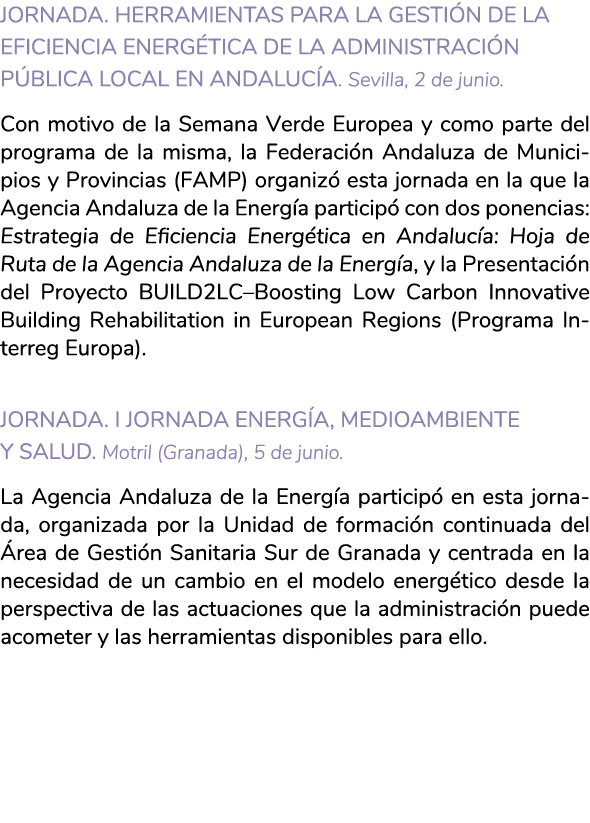 JORNADA  Herramientas para la gesti n de la eficiencia energ tica de la administraci n p blica local en Andaluc a  Se   