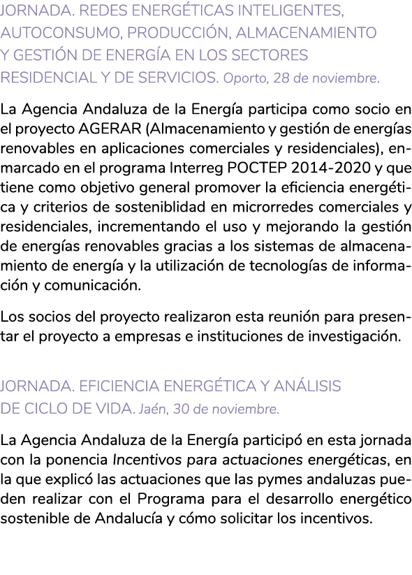JORNADA  Redes energ ticas inteligentes  autoconsumo  producci n  almacenamiento y gesti n de energ a en los sectores   