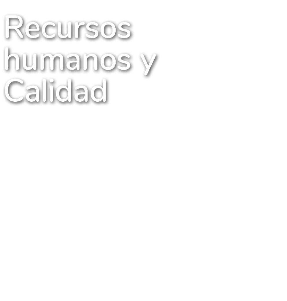  Recursos humanos y Calidad