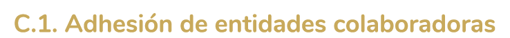  C 1  Adhesi n de entidades colaboradoras 
