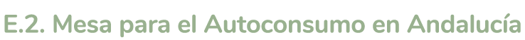  E 2  Mesa para el Autoconsumo en Andaluc a 