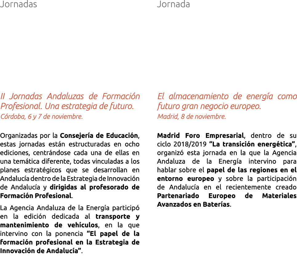 Jornadas II Jornadas Andaluzas de Formaci n Profesional  Una estrategia de futuro  C rdoba  6 y 7 de noviembre  Organ   