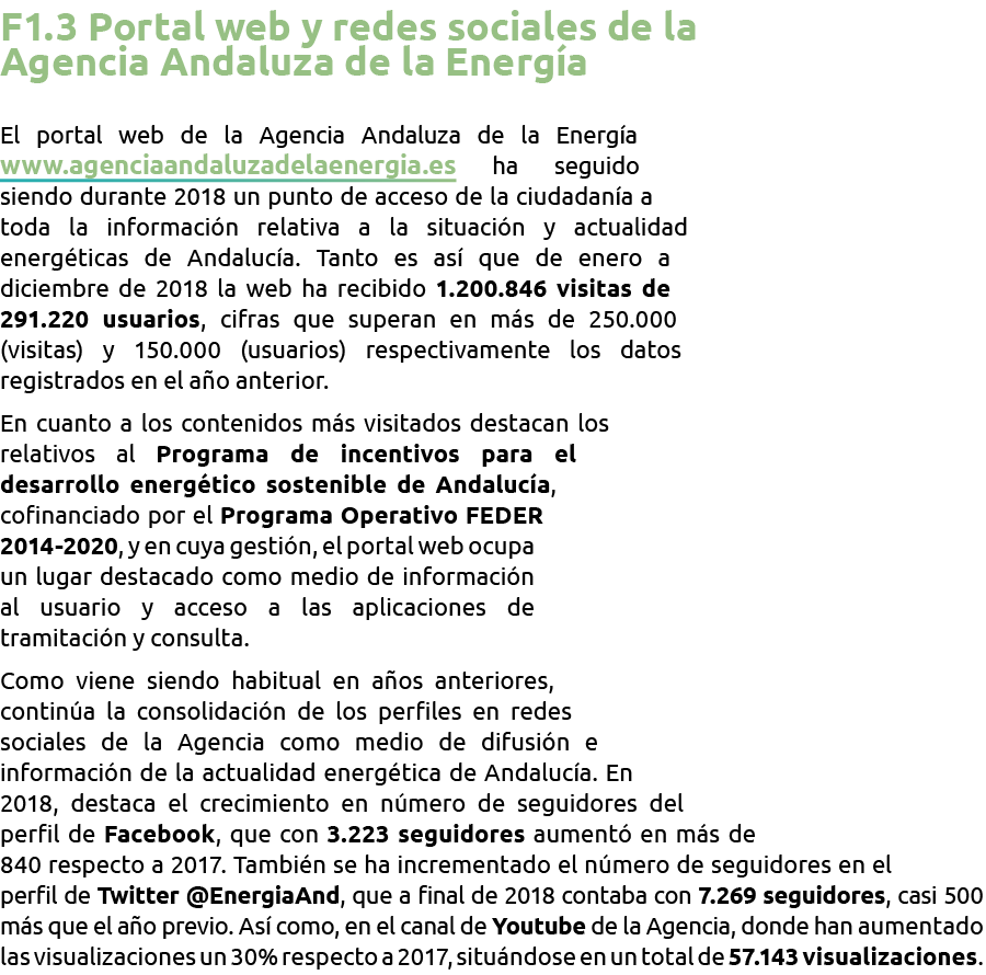 F1 3 Portal web y redes sociales de la Agencia Andaluza de la Energ a El portal web de la Agencia Andaluza de la Ener   