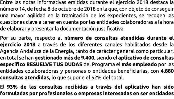 Entre las notas informativas emitidas durante el ejercicio 2018 destaca la n mero 14  de fecha 8 de octubre de 2018 e   