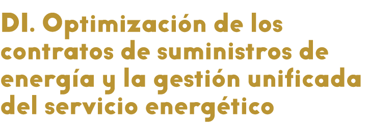  D1  Optimizaci n de los contratos de suministros de energ a y la gesti n unificada del servicio energ tico 