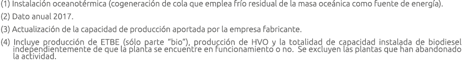  1  Instalaci n oceanot rmica  cogeneraci n de cola que emplea fr o residual de la masa oce nica como fuente de energ   