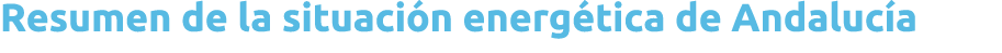 Resumen de la situaci n energ tica de Andaluc a 