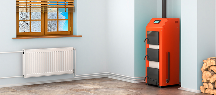 Boiler in the basement