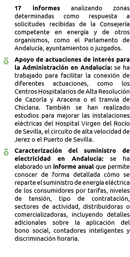 inversi n   Tambi n se han emitido           17 informes analizando zonas determinadas como respuesta a solicitudes r   