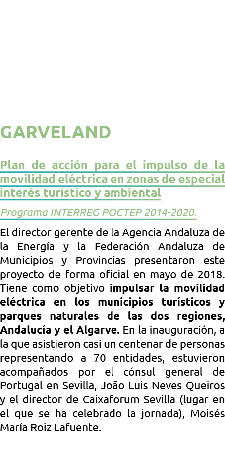  GARVELAND Plan de acci n para el impulso de la movilidad el ctrica en zonas de especial inter s tur stico y ambienta   