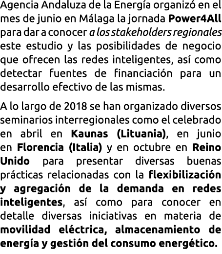 Agencia Andaluza de la Energ a organiz  en el mes de junio en M laga la jornada Power4All para dar a conocer a los st   
