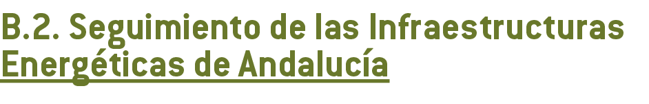  B 2  Seguimiento de las Infraestructuras Energ ticas de Andaluc a 