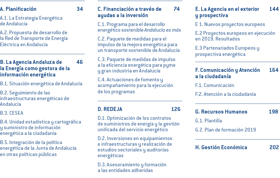 A  Planificaci n                   34 A 1  La Estrategia Energ tica           de Andaluc a A 2  Propuesta de desarrol   