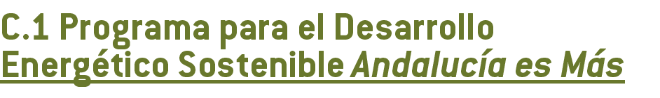  C 1 Programa para el Desarrollo Energ tico Sostenible Andaluc a es M s 