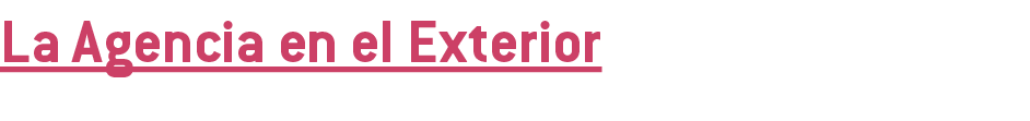 La Agencia en el Exterior 