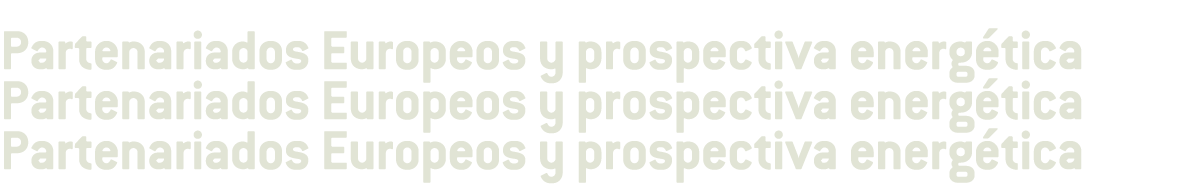 Partenariados Europeos y prospectiva energ tica Partenariados Europeos y prospectiva energ tica Partenariados Europeo   
