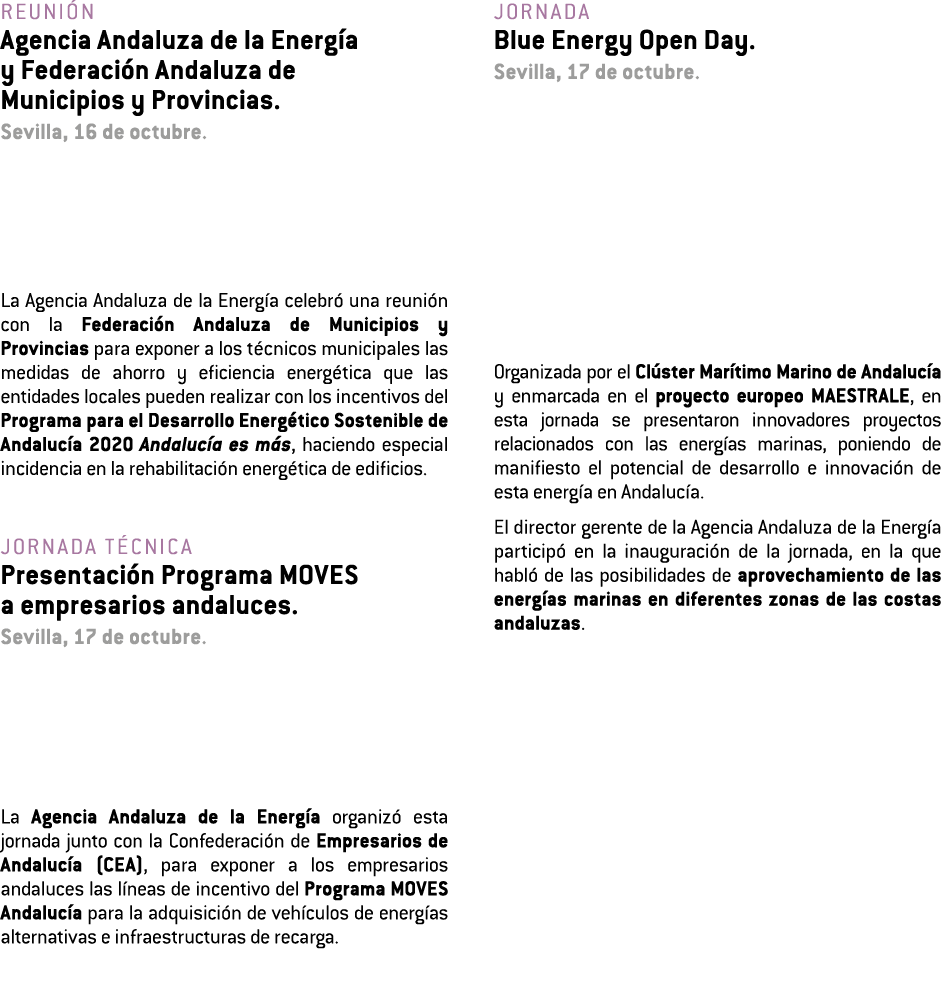 Reuni n Agencia Andaluza de la Energ a y Federaci n Andaluza de Municipios y Provincias  Sevilla  16 de octubre  La A   
