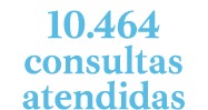 10 464 consultas atendidas