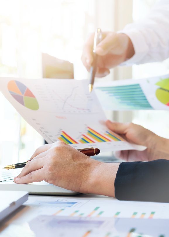 Young startups business meeting to discuss the situation on the marketing in the meeting room. Business teamwork meeting concept.