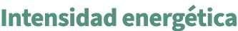 Intensidad energ tica