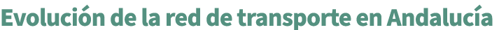 Evoluci n de la red de transporte en Andaluc a