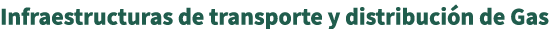 Infraestructuras de transporte y distribuci n de Gas