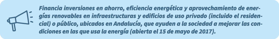 L Financia inversiones en ahorro, eficiencia energ tica y aprovechamiento de energ as renovables en infraestructuras ...