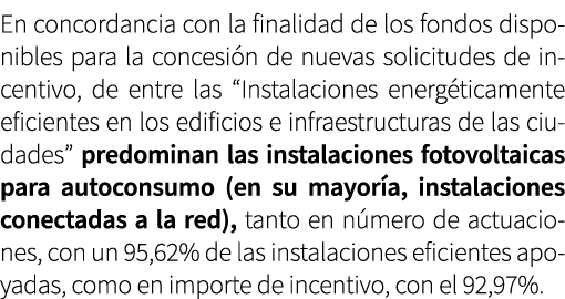 En concordancia con la finalidad de los fondos disponibles para la concesi n de nuevas solicitudes de incentivo, de e...