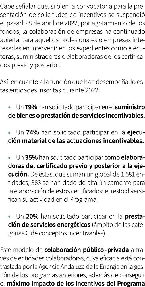 Cabe se alar que, si bien la convocatoria para la presentaci n de solicitudes de incentivos se suspendi el pasado 8 ...