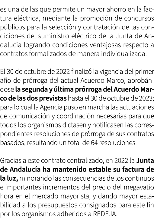 es una de las que permite un mayor ahorro en la factura el ctrica, mediante la promoci n de concursos p blicos para l...