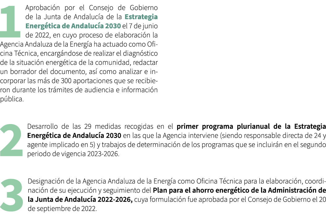 1 Aprobaci n por el Consejo de Gobierno de la Junta de Andaluc a de la Estrategia Energ tica de Andaluc a 2030 el 7 d...