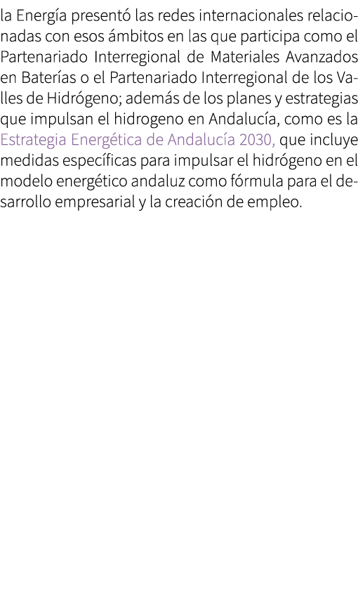 la Energ a present las redes internacionales relacionadas con esos  mbitos en las que participa como el Partenariado...