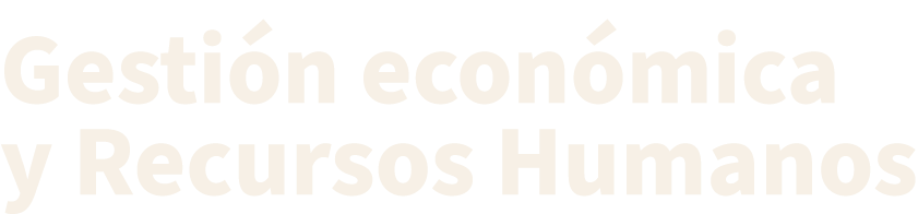 Gesti n econ mica y Recursos Humanos