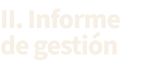 II. Informe de gesti n
