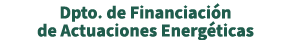 Dpto. de Financiaci n de Actuaciones Energ ticas