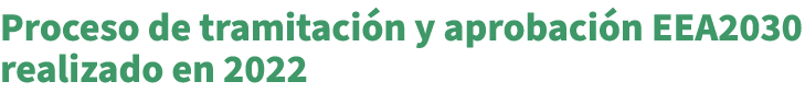 Proceso de tramitaci n y aprobaci n EEA2030 realizado en 2022